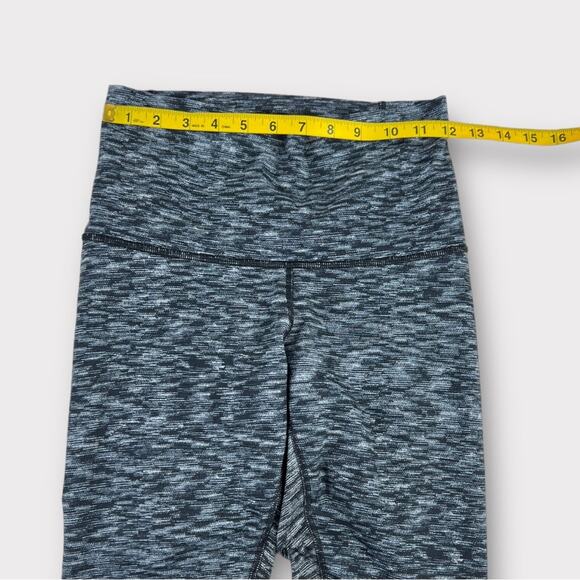 Lululemon Wunder Under Pant in Dramatic Static White Black Size 6 - Picture 4 of 6